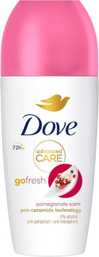 Dove Advanced Care Go Fresh Pomegranate Roll-On Deodorant 50ml Pack of 6 by Dove