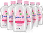 Johnson's Baby Oil 500ml x6 | Fragrance-Free Moisturising Oil for Baby Skin by JOHNSON'S