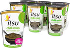 Itsu Chilli Miso Rice Noodles – Instant Cup Soup, Vegan & Gluten-Free, 6 x 60g by Itsu