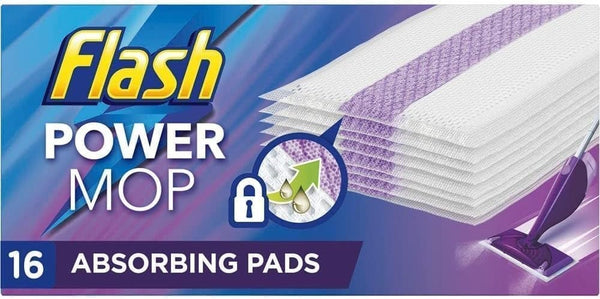 Flash Power Mop Refill Pads Multi-Surface Wet Mop Absorbing Floor Cleaning Wipes