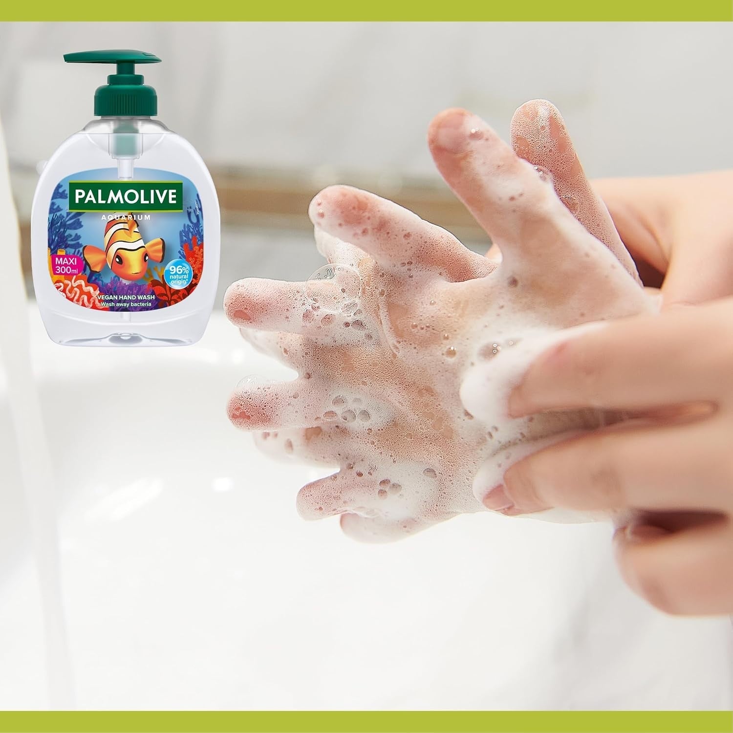 Palmolive Hand Soap Eco Refill Aquarium 12x500ml | Vegan 96% Natural Origin by Palmolive