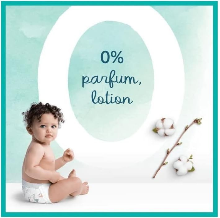 Pampers Harmonie Nappies Size 3 (6-10kg) 62 Count | Baby Diapers Eco Pack by Pampers