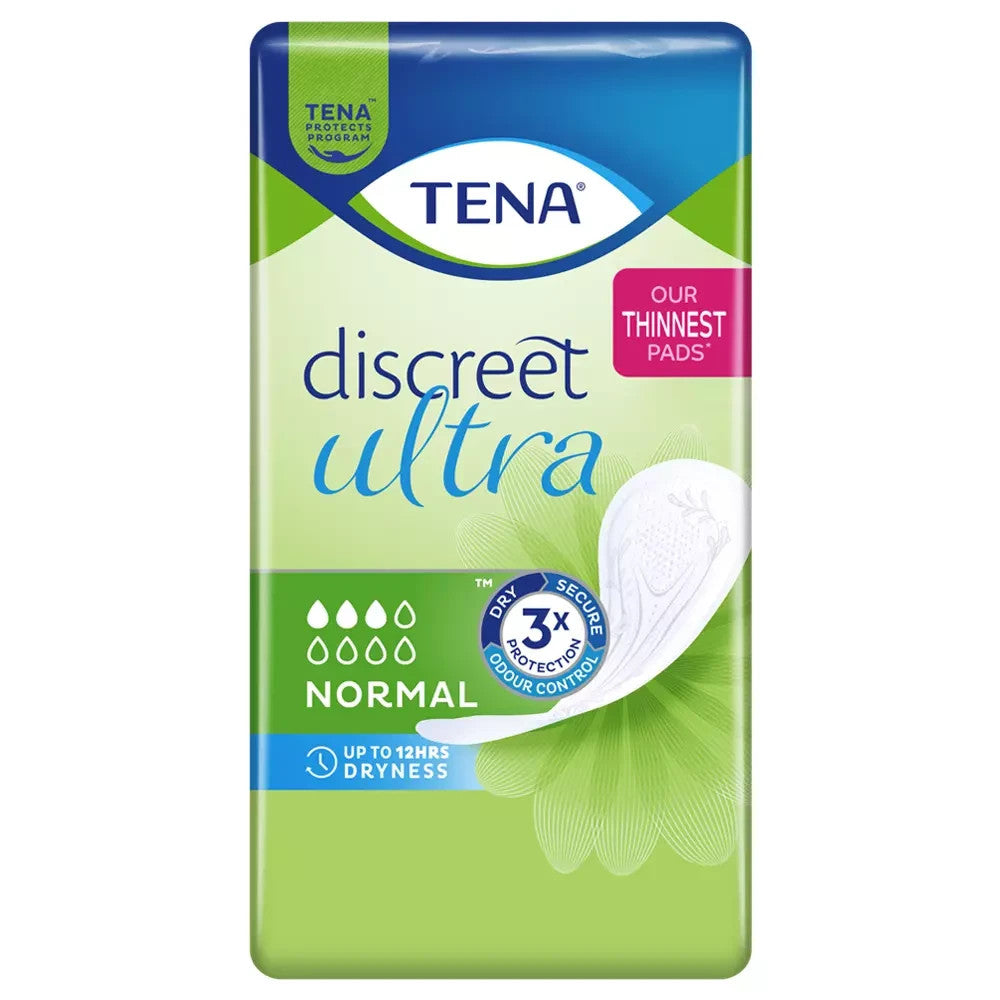 TENA Lady Discreet Mini Pads Case 10 Packs x20 | Light Incontinence Protection by Tena