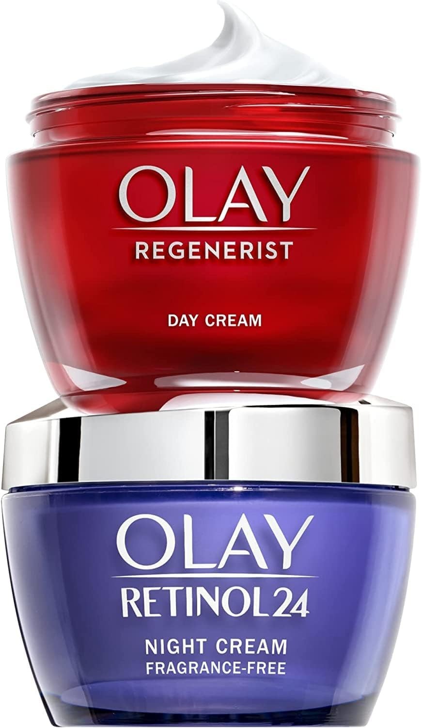 Olay Regenerist Day & Night Cream Set Retinol24 Night + Hyaluronic Acid Day by Olay