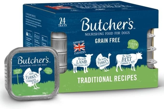 Butcher's Wet Dog Food Trays Grain Free Traditional Recipes 150g – Healthy Meals by Z Store