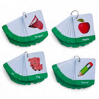 Kids 96 Pieces Flash Cards Set Baby Words Animals Fruits, Body Parts by Zstore