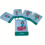 Feelings and Emotions Flash Cards for Girls and Toddlers by Zstore