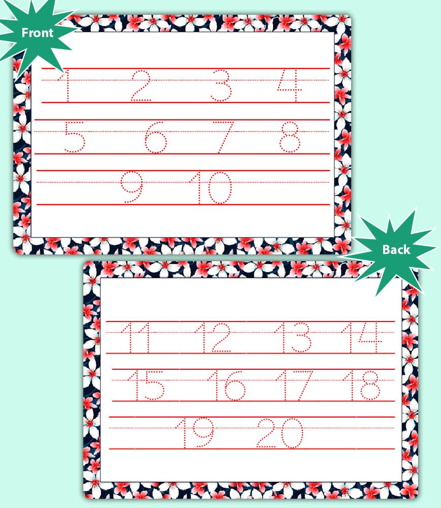 Smart Handwriting Sheets Letters, Numbers, Shapes & Custom Name Practice Handwriting & Early Learning For Kids by ZStore
