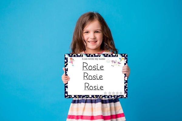 Personalized Handwriting Board – Name Tracing Mat | Reusable Writing Practice Mat