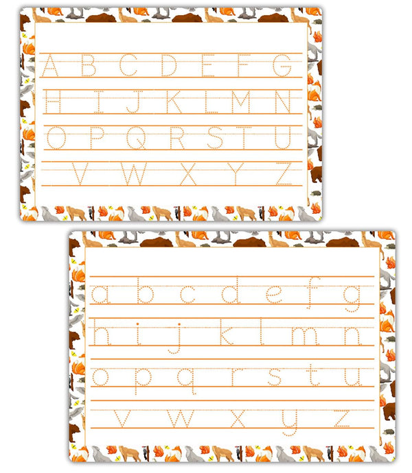 Alphabet Tracing Mat Two Sided Capital Lowercase Letters