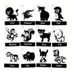 Sensory Flashcards for Babies | High Contrast Black & White Visual Stimulation Cards for Newborns | Baby Sensory Box | Montessori Toys for Infants 0-6 Months | Gift Set by Zstore