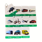 Educational Flashcards Vehicles And Transport For Toddlers by Zstore