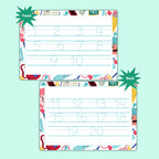 Handwriting Skill Builder Toddlers Number Tracing Mat by ZStore
