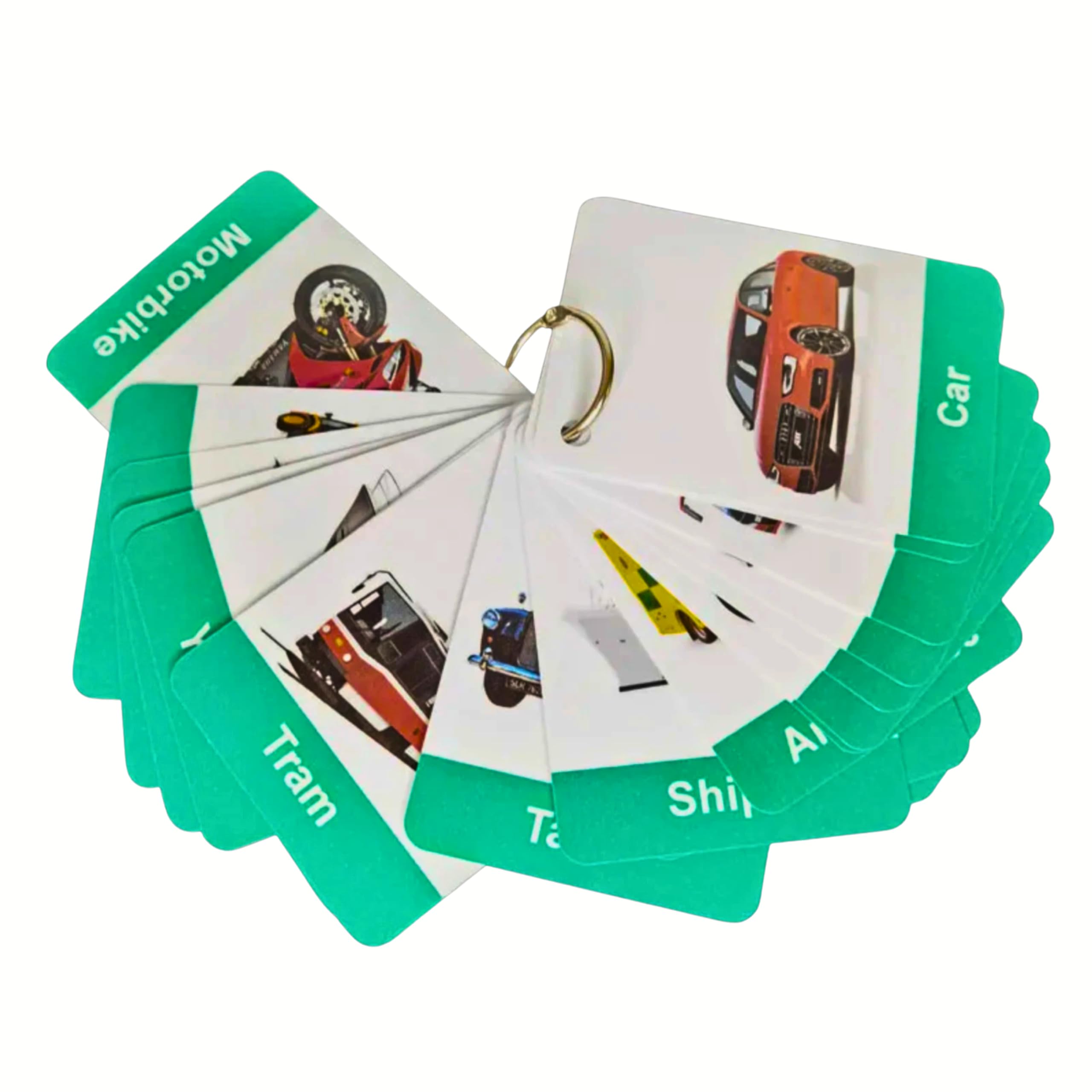 Educational Flashcards Vehicles And Transport For Toddlers by Zstore