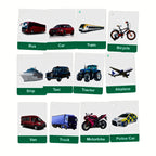 Educational Flashcards Vehicles And Transport For Toddlers by Zstore