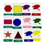 Colors and Shapes Educational Flashcards for Toddlers 24 by Zstore