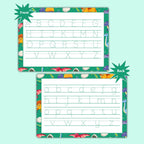 Early Letter Writing Mat For Kids A4 Alphabet Tracing Board by ZStore