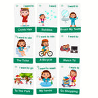 Daily Activities Flash Cards for Toddlers and Preschoolers by Zstore