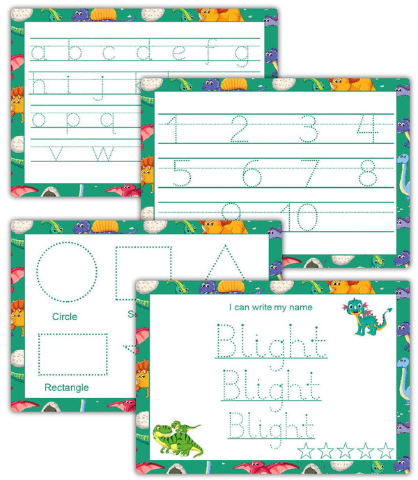 Handwriting Practice Mat – Personalized Reusable Tracing Sheets & Custom Name Board