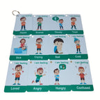 Feelings And Emotions Flash Cards For Boys Toddlers Autism by Zstore