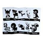 Sensory Flashcards for Babies | High Contrast Black & White Visual Stimulation Cards for Newborns | Baby Sensory Box | Montessori Toys for Infants 0-6 Months | Gift Set by Zstore