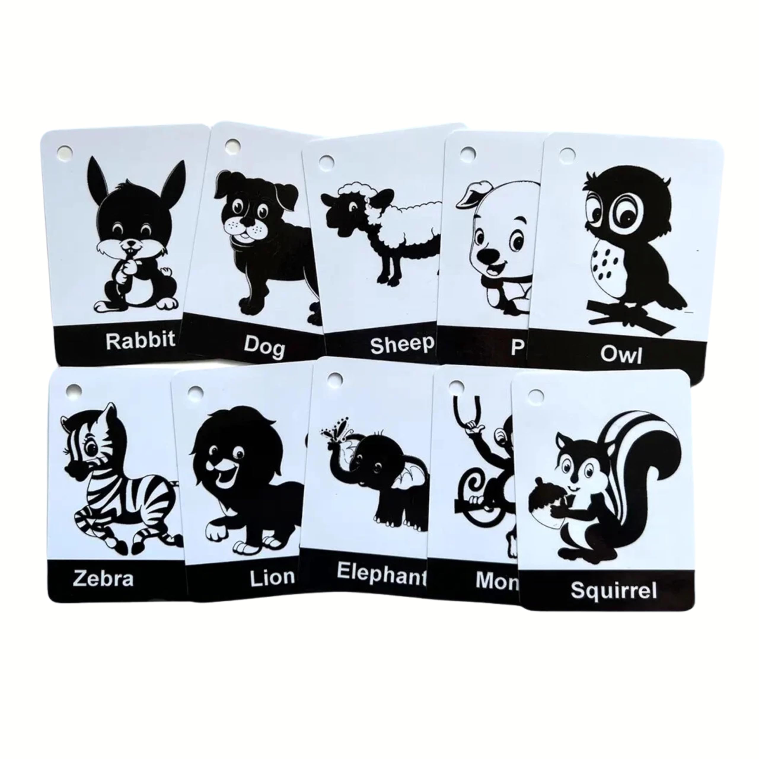 Sensory Flashcards for Babies | High Contrast Black & White Visual Stimulation Cards for Newborns | Baby Sensory Box | Montessori Toys for Infants 0-6 Months | Gift Set by Zstore