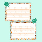 Handwriting Mat for Kids & Toddlers Reusable Tracing 4 Sheets: Alphabet, Numbers, Shapes & Name by ZStore