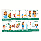 Daily Activities Flashcards For Kids 16 Cards Ring Binding by Zstore