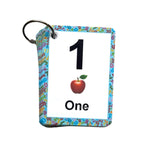 Toddler Flash Cards Set – 70 Educational Cards with Alphabet, Numbers, Colors & Shapes | Preschool Learning Flashcards with Fun Borders & Ring for Kids Ages 6m+ | ABC 123 Early Learning Toy by Zstore