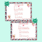 Write Your Name Practice Sheet for Kids Personalized Tracing Mat by ZStore