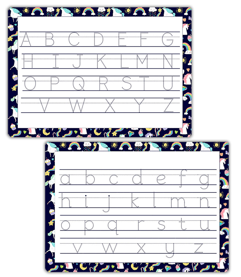 Alphabet Handwriting Mat A4 Reusable Double Sided – Z Store