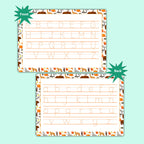 Dragon-Themed Reusable Alphabet Tracing Mat for Toddlers by ZStore