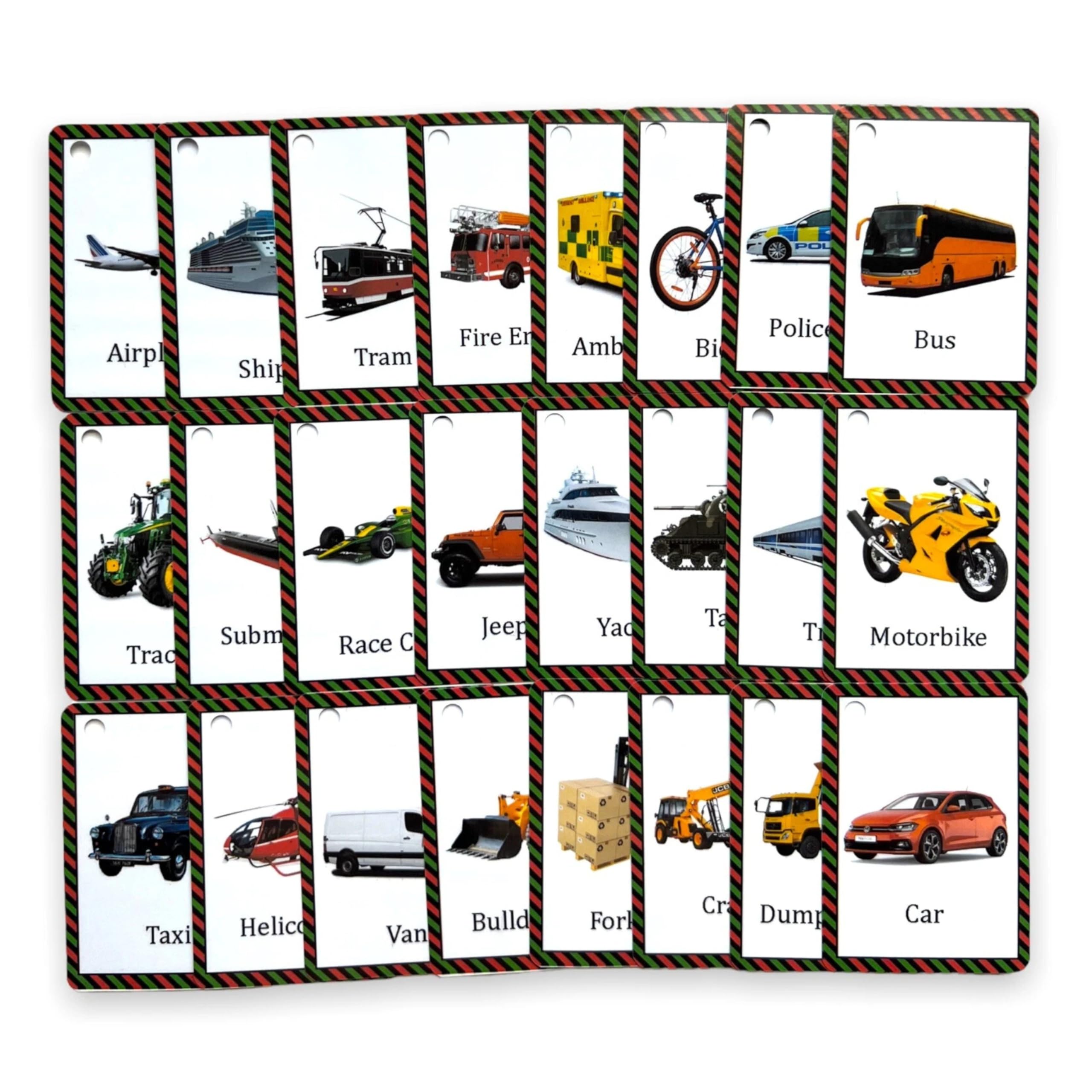 Montessori Phonics Flash Cards Toddlers Alphabet Words by Zstore