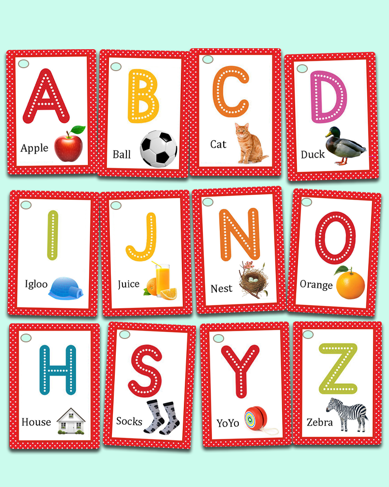 Alphabet Flashcards A to Z